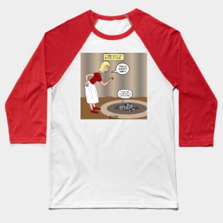 Tinkles Timmys Cat Baseball T-Shirt